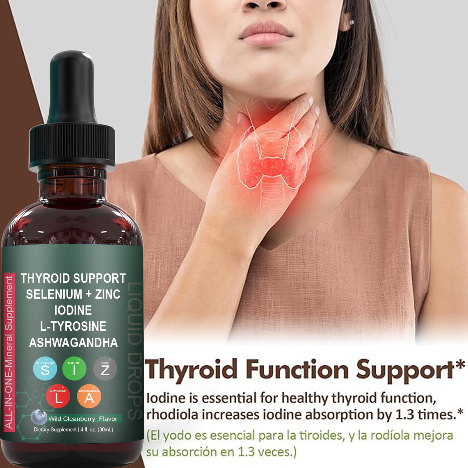 30ml Thyroid Drops THYROID SUPPORT