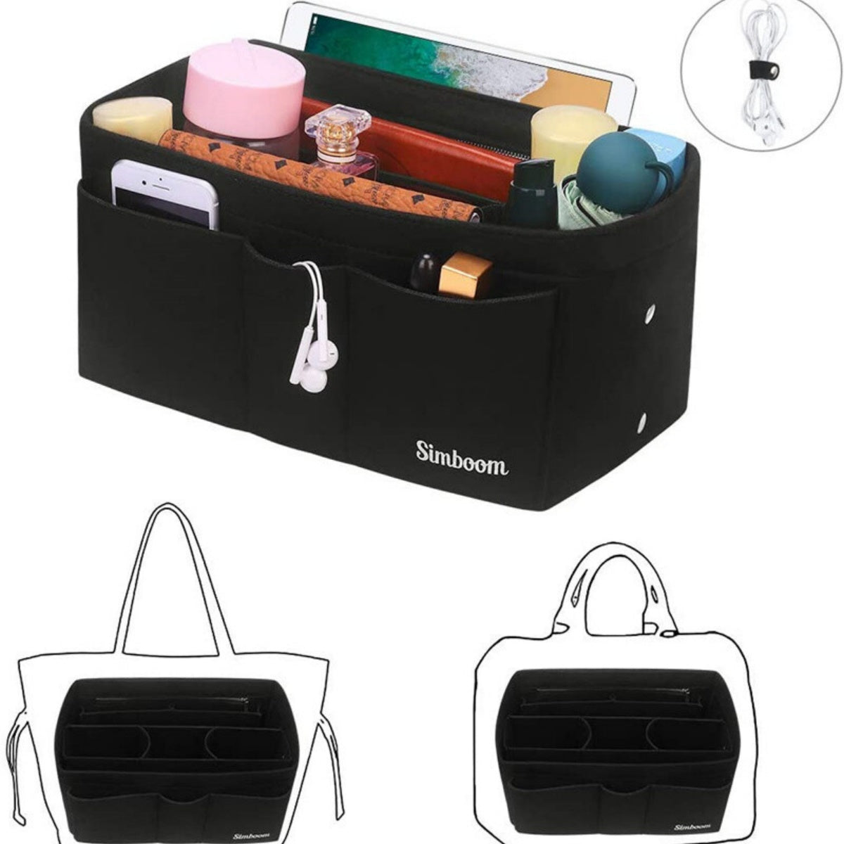 Structured Mornings Purse Organizer Insert- Executive Efficiency Edition