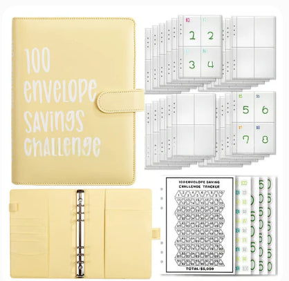 Save Money Deposit And Savings Journal Book Loose-leaf Binder