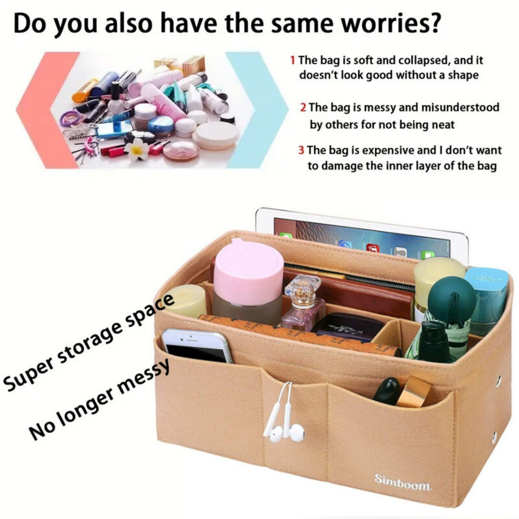 Structured Mornings Purse Organizer Insert- Executive Efficiency Edition