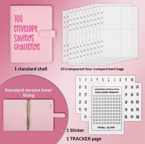 Save Money Deposit And Savings Journal Book Loose-leaf Binder